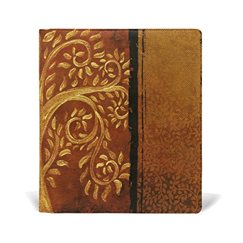 Tree Stretchable Leather Book Covers Standard Size for Student Hardcover Textbooks Fits Up to 9x11-Inch for School Girls Boys Gift