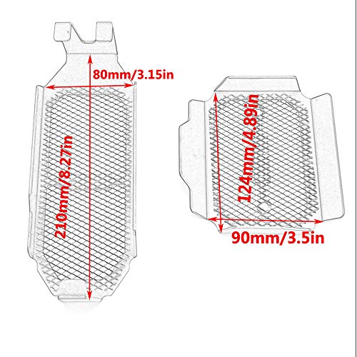 Motorcycle Aluminum Radiator Guard Cover Grille Protective For Ducati Monster 797 Ducati Scrambler 800 2015 2016 - Thumbnail 2