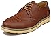 Kunsto Men's Leather Brogue Oxford Dress Shoes Lace Up
