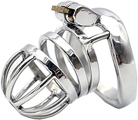 KingYuan Male Chasti-ty Device made of Stainless Steel, Cage Length 45mm with 3 Size Rings B2-30