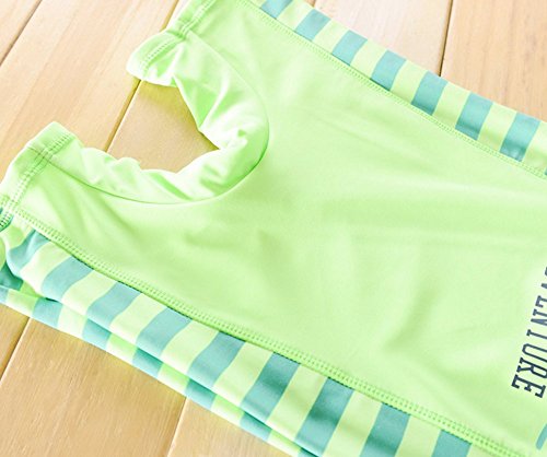 BANGELY Baby Boy Long Sleeve One Piece Rash Guard Swimsuit, 12-18 Months (Tag 4),Green