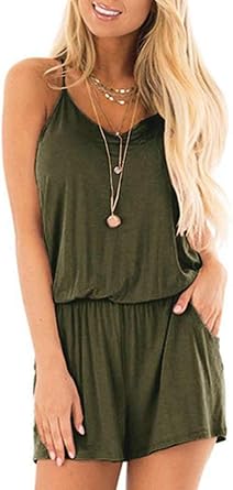 green short jumpsuit