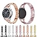 Jiarusig Bracelet Compatible with Fitbit Versa 3/Versa 4 Bands/Fitbit Sense/Sense 2 Bands for Women, Replacement Rhinestone Bling Wristband Strap Compatible for Fitbit Versa 4/Versa 3/Sense 2/Sense