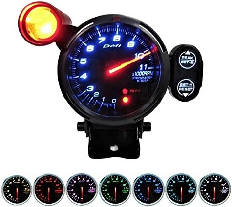 メーター 実用 簡単 車 エンジン 船舶 修正車のインパネ3 15 軽量 期間限定 80mm Lcdデジタル7色表示タコメーター 0 11 1000rpmでrpmゲージ車のゲージ 小型サイズ 防水