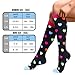 BLUETREE Compression Socks,(3 pairs) Compression Sock for Women & Men - Best For Running, Athletic Sports, Crossfit, Flight Travel(Multti-colors8-S/M)