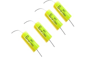 B BAOSITY Baosity 4Pcs 250V 4.7uF Audio Speaker Divider Crossover Non-Polarity