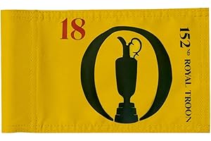 2BUT British Open 2024 Golf Pin Flag Practic Putting Green Golf Flag For Backyard Garden Double-Sewn 600D Nylon Miniature Pin Flag Regulation Tube Flag(20"x13")