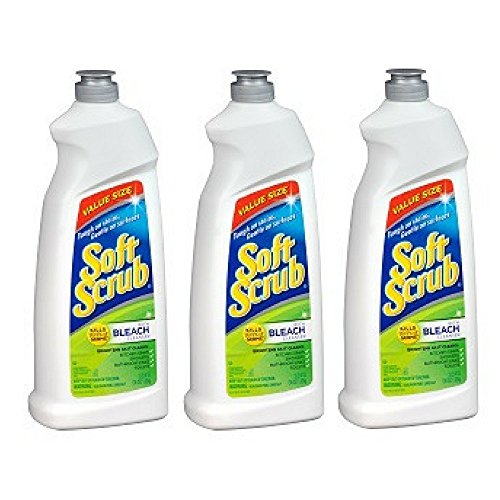 Soft Scrub with Bleach Cleanser 36 oz. Bottle, (Pack of 3)