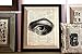 Human Eye Closeup, Vintage Dictionary Art Print, Antique Wall Art Home Decor, Modern Boho Poster, Farmhouse Decoration Living Room Bedroom Office 8x10 Inches, Ready To Frame