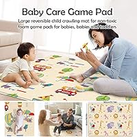 Crawling Mat,⭐⭐⭐⭐⭐(Ship from USA)- Large Play Mat - Floor Mats for Kids - Foam Floor Tiles - Baby Floor Mat - Non-Toxic Game Pads