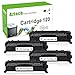 Aztech Compatible Toner Cartridge Replacement for Canon 120 CRG 120 CRG-120 use for Canon ImageCLASS D1120 D1320 D1550 D1520 D1350 D1370 D1150 D1100 D1170 D1180 MF6680dn Printer Ink (Black, 4-Pack)