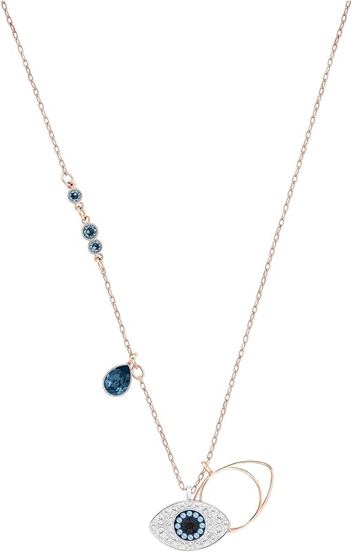 Pendente Symbolica, Evil eye, Blu, Mix di finiture
