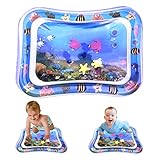Inflatable Tummy Time Baby Water Play Mat for Infants Toddlers BPA Free Leakproof Activity Center for Newborns Engaging Fun Summer Cooling Toys for Stimulation Growth 26