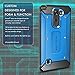 Evocel Explorer Series Phone Case Compatible with LG G Stylo 2, LG G Stylo 2 Plus with Belt Clip Holster and Slim Profile, Blue