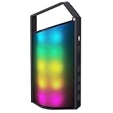 Bluetooth Speakers, Zhicity LED Speaker Outdoor Speakers TF Card Portable Speakers for Party