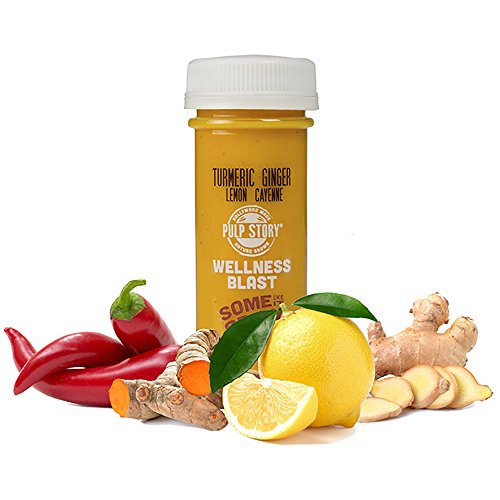 Cold Pressed Juice Shots Turmeric, Ginger, Lemon & Cayenne Juice