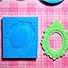 002LBO Ornate Victorian Frame Setting Silicone Push Mold - Jewelry, Charms (Clay Casting Resin Wax Gum Paste Fondant)
