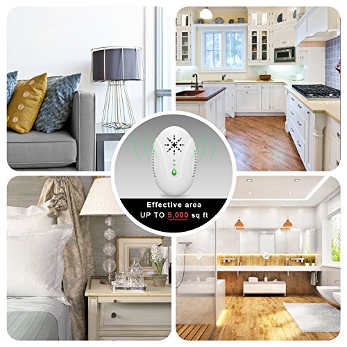 Ultrasonic Pest Repeller, Caffox [2018 Upgrade Version] Electronic Pest Control Repeller Plug In - Best Pest Warrior Pest Reject for Mice, Cockroaches, Spiders, Bug, Mosquitoes, Ants and other Rodents - Thumbnail 6