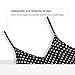 Exlura Women Casual Boho Strappy Polk Dot Ethnic Prints Maxi Dress Black X-Large