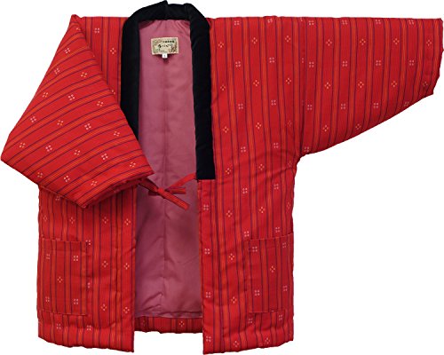 WATANOSATO Small Size Hanten (Cotton Jacket Made in Japan Kimono-Style) Womens (Small, 92)