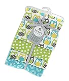 Carter's Receiving Blanket, Grey Owl, 4 Count (Discontinued by Manufacturer)