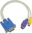 VGA to TV RCA S-video Converter Adapter Cable PC Laptop