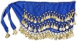 Buy Home Chiffon Dangling Gold Coins Belly Dance Hip Skirt Scarf Wrap Belt