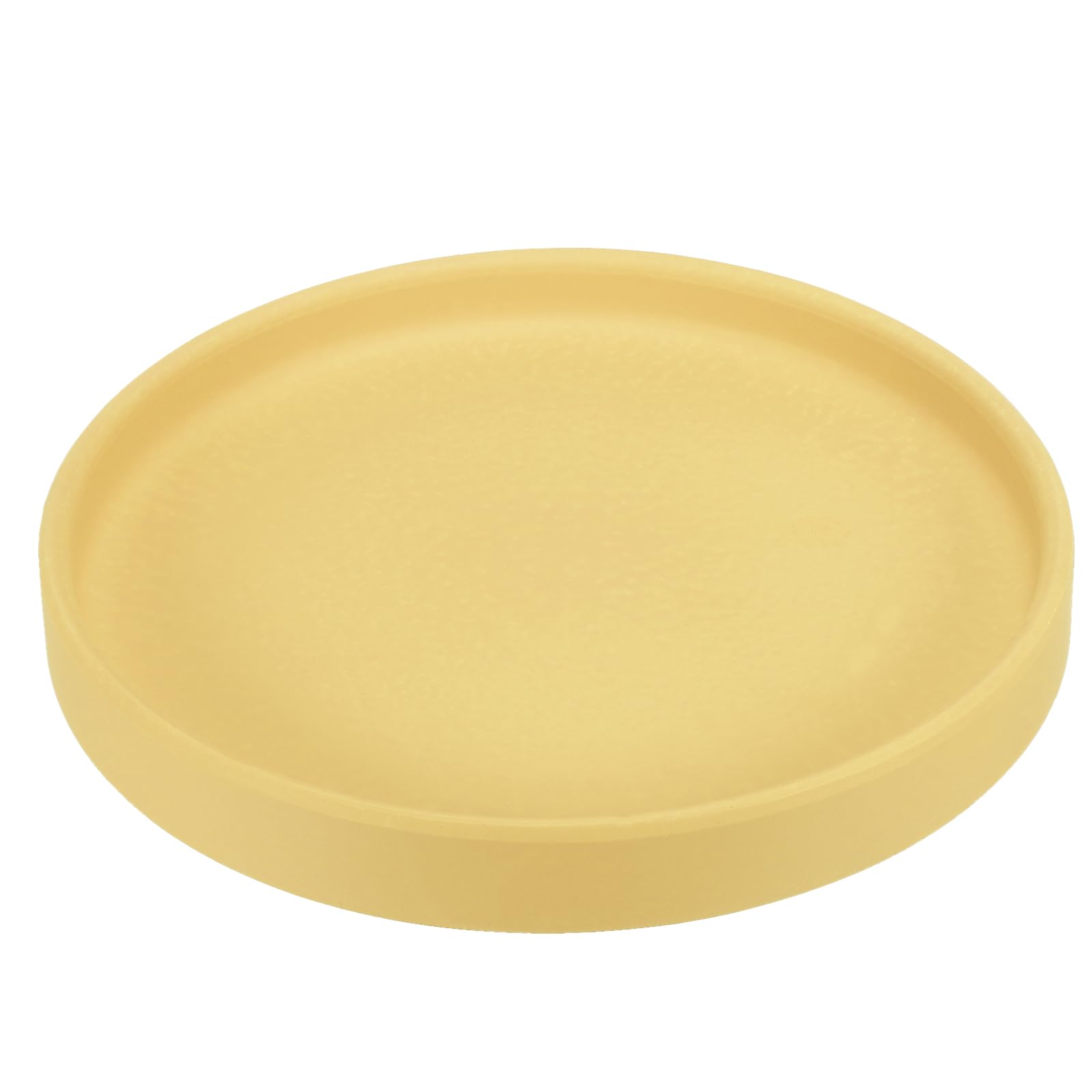 PATIKIL 6 Inch Round Ceramic Plant Saucer, Plant Saucer Tray Flower Planter Drip Tray for Indoors Outdoors Patio Balcony, Yellow