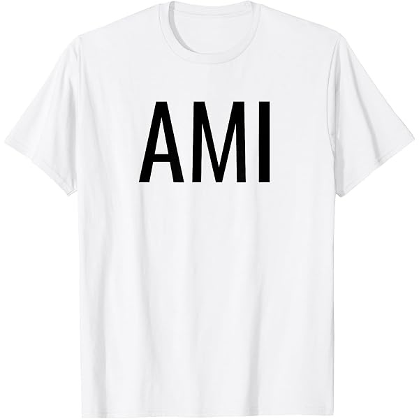 Amazon.com: Ami T-Shirt : Clothing, Shoes & Jewelry