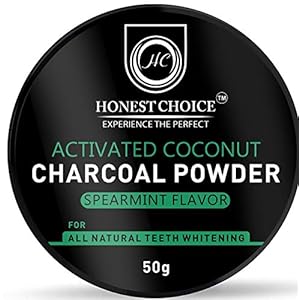 Honest Choice Teeth Whitening Products – Activated Charcoal Powder For Teeth Whitening – Enamel safe & Fresh Breathe…