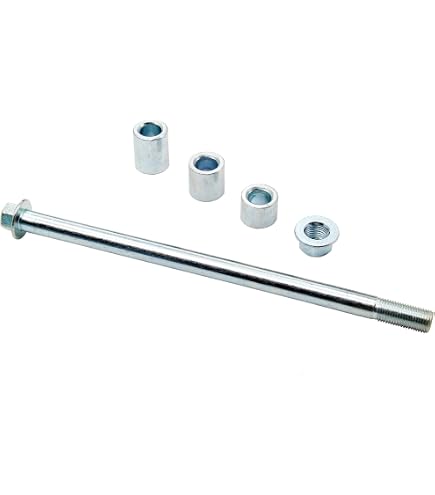 thumbnail image 2 of RED CIRCLES 12mm X 230mm Pit Bike Wheel Axle Bolt – Fits 140cc, 150cc, 160cc Pit Bikes – PB175 2 of 4