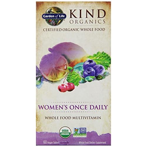 Garden of Life Kind Organics Women's Once Daily Multivitamin, 60 Organic Tablets image