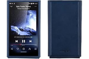 MITER Handcrafted PU Leather Case for FiiO M21 – Premium Italy PU Leather, Steel Frame Protection, Made in Korea (Navy Blue)