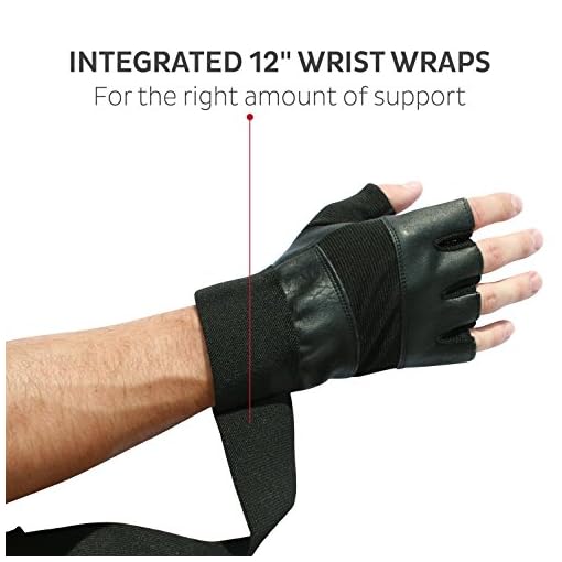 Nordic Lifting Weight Lifting Gloves with 12" Wrist Wraps Support for Gym Workout, Cross Training, Weightlifting, Fitness & Cross Training - The Best for Men & Women -Quality Gear - Image 4