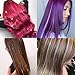 DANSEE Hair Tinsel 48 Inch long flash hair extension 750 Strands Silver