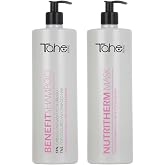 Tahe Botanic Kit - Benefit Shampoo 1000ml + Nutritherm Mask 1000ml With Active Keratin