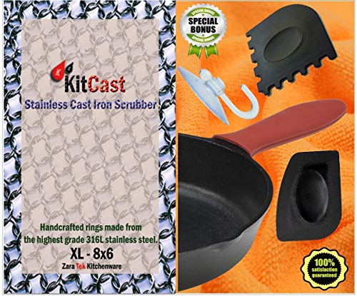 image for KitCast (6 in One + e Book)- Cast Iron Scrubber (7