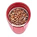 Chefman Electric One-Touch Coffee Grinder for Fresh Coffee Grounds, Durable Stainless Steel Blades, 100 Gram/ 3.5 oz. Bean Capacity, for Up to 12 Cups of Coffee, Powerful 150 Watt, Red