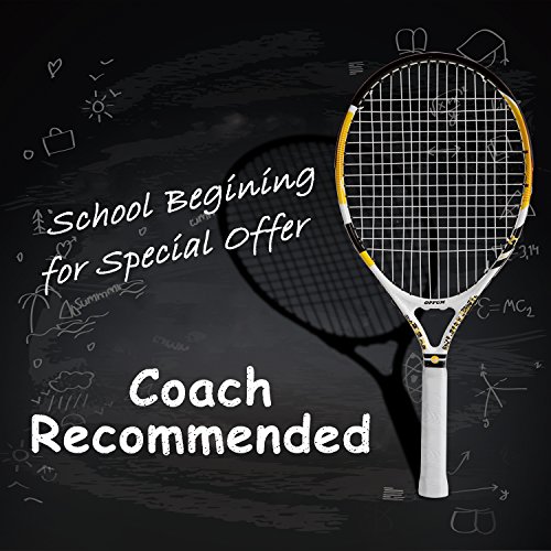OPPUM US Open Junior Tennis Racket for Kids Children Toddlers, Coach Recommended Racquet, Include Tennis Bag Overgrip Vibration Dampener. - Thumbnail 2