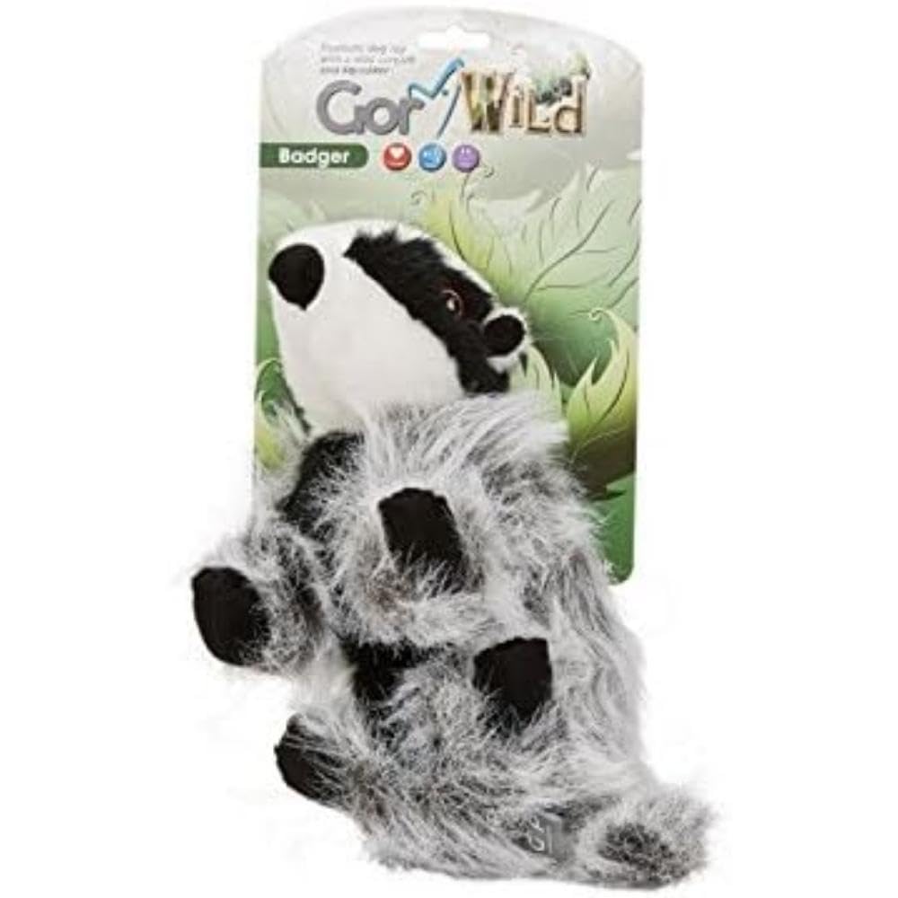 Gor Pets Soft Dog Toy Plush Wild Badger — image 1