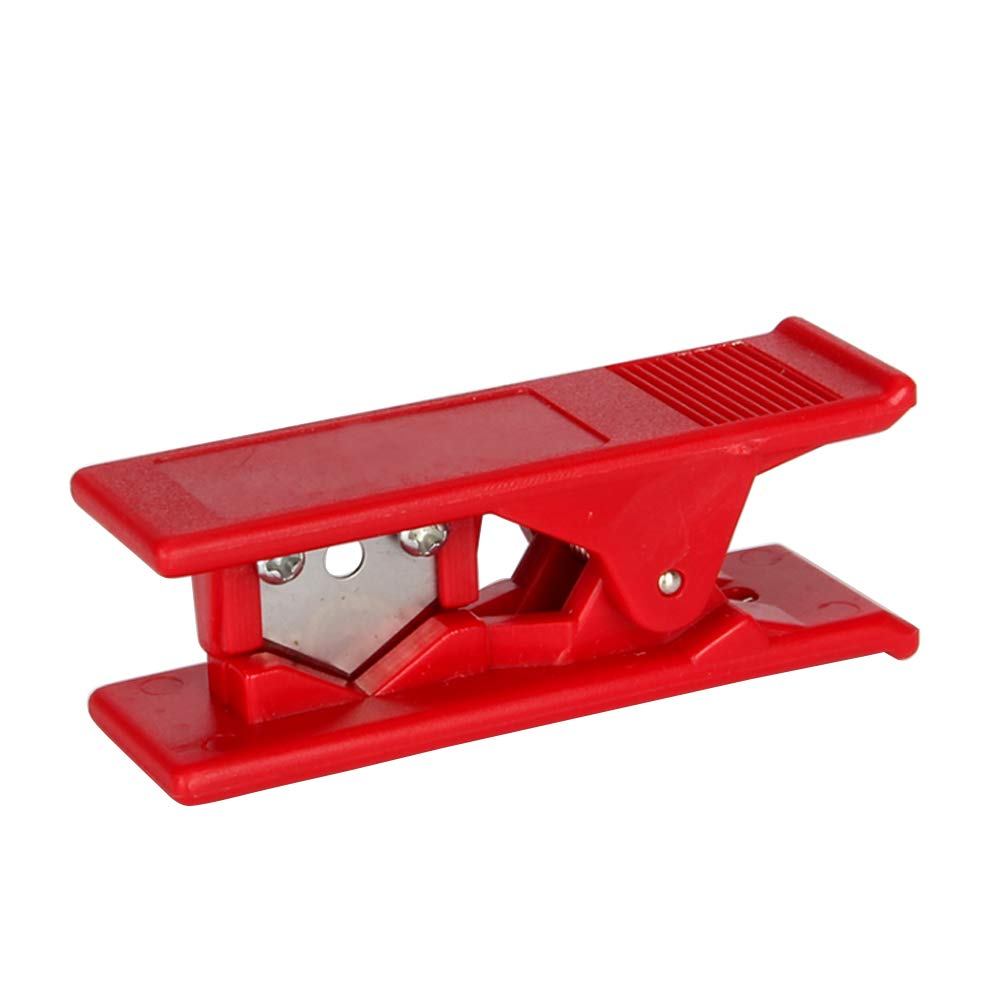Liujiami Hand Tools Plastic Handle Soft Rubber Silicone PVC PU Nylon Pipe Cutters Pneumatic Tube Pipe Hose Cutter Splitter Upgraded Version