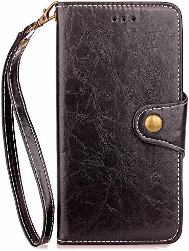 Galaxy S8 Plus Wallet Flip Case, S8+ Plus Leather Case - SOGOLA [Slim Fit] Vintage Flip Case Cover with Stand Function &amp; Credit Card Slots for Samsung Galaxy S8+ Plus - (Black)