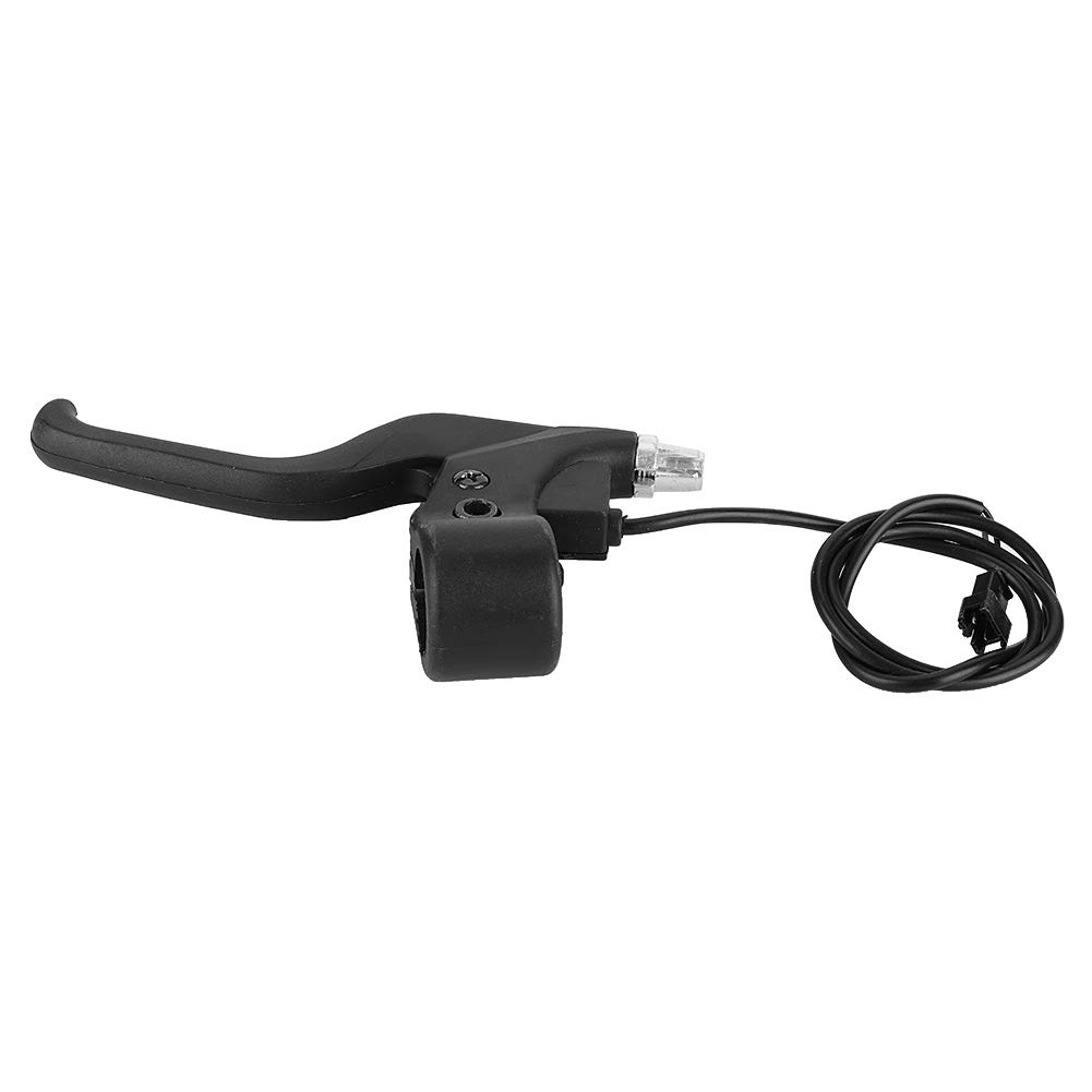 Left Side Brake Lever, Plastic Mini Electric Scooter Brake Lever Pocket e-Bike Brake Lever Replacement for Electric Scooter Black