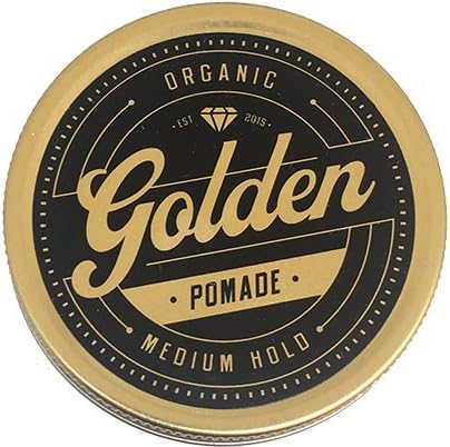 100ML Organic & Natural Hair Pomade Wax & Oil Base - Handcrafted with love in Denmark by Us - Perfect Shine effect for long and short hair - Medium and Flexible Hold - UNISEX -Organic