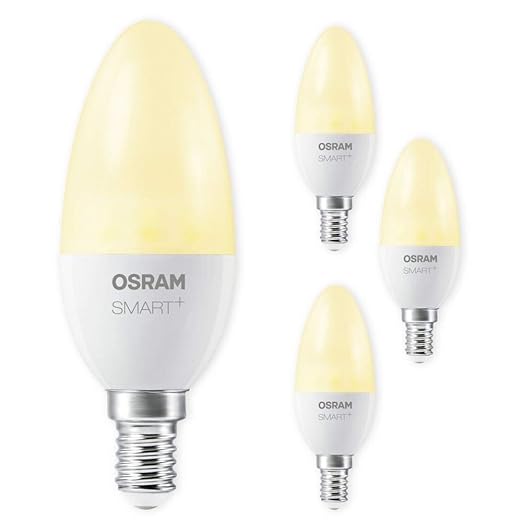 OSRAM SMART+ LED E14 Lampe 2700K warmweiß dimmbar Lightify Echo Alexa kompatibel Auswahl 4er Set