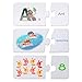 Matching Puzzles 3-in-1, 60PCS Self-Correcting Number Counting Puzzles Alphabet Animal Matching Puzzles Sports Spelling Learning Puzzles for Age 3 4 5 Year Old Preschool Toddler Toys (large box)