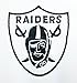 White Raiders Patch Embroidered Iron on Hat Jacket Hoodie Backpack Ideal for Gift/ 6.5cm(w) X 7.5cm(h)