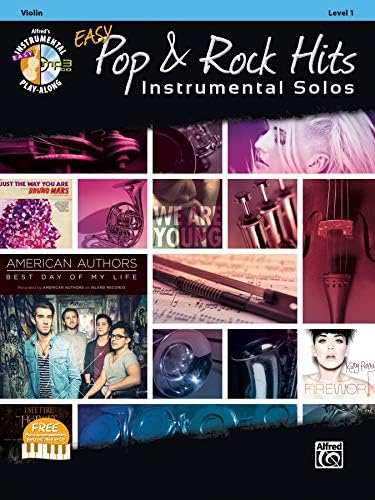 Easy Pop & Rock Hits Instrumental Solos for Strings: Violin, Book & CD (Easy Instrumental Solos Series)