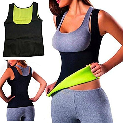 Women Hot Sweat Body Shaper Tank Thermo Yoga Sauna Neoprene Vest Fat Burner Slimming Waist Shaper Trainer Cincher (M)