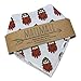 Baby Bandana Drool Bibs for Boys, Super Absorbent Organic Teething Bib Cotton 8-Pack (Woodland)